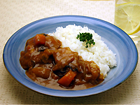 塩こんぶ入りカレー