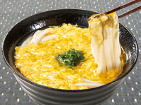 ふわふわ卵のとろろうどん