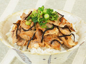 塩こん豚丼