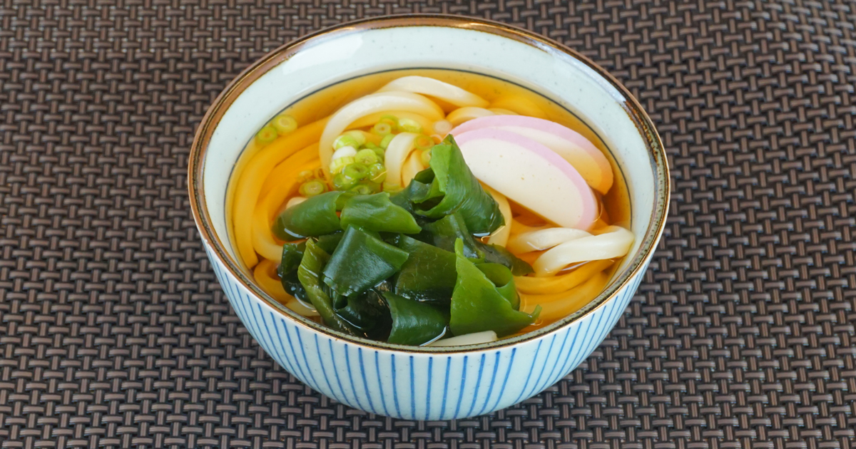 わかめうどん わかめうどん | びっくらこん！レシピ | 株式会社くらこん