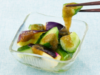 とろ～り夏野菜のとろろ浅漬け