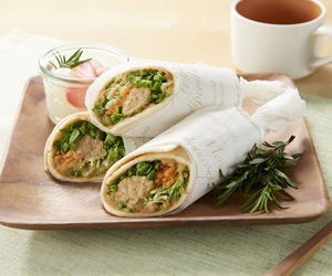 Kurakon HUMMUS Salad Wrap