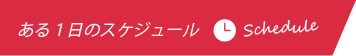 ある一日のスケジュール