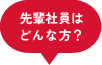 先輩社員は
どんな方?