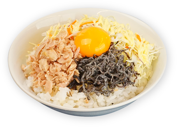 ツナ缶でユッケ丼