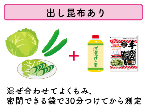 出し昆布あり