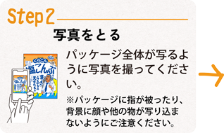 Step2写真をとる