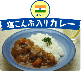 インド 塩こんぶ入りカレー